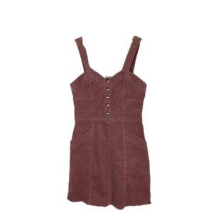 Express Corduroy Mauve Pink Dress